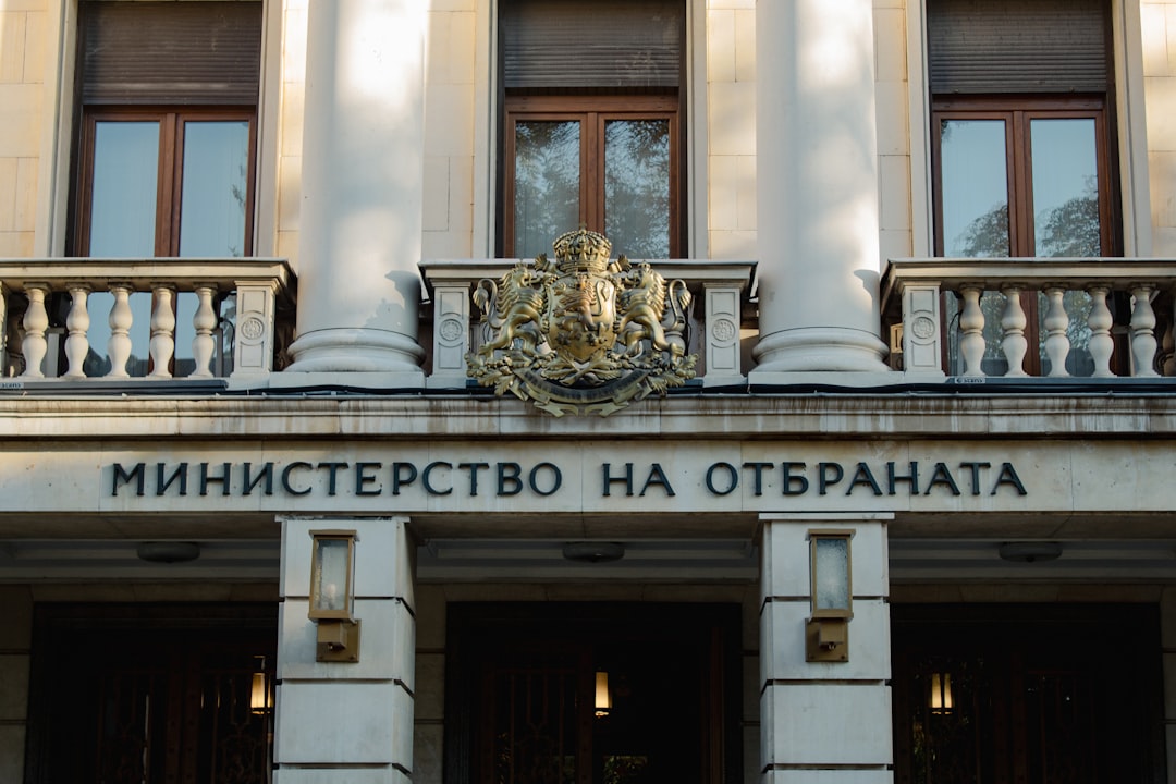 The bulgarian ministry of defence building.